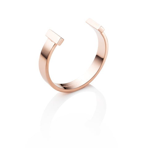 T-Bar Bangle (Rose Gold)