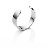 Chunky Cuff Bangle (Silver)