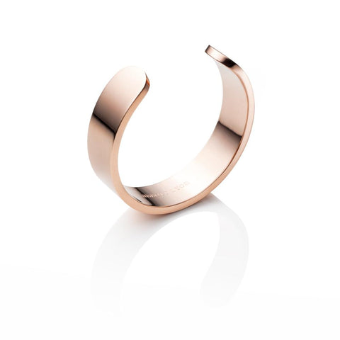 Chunky Cuff Bangle (Rose Gold)