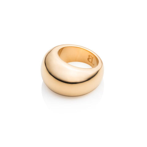 Chunky Cylinder Ring (Gold)