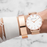 Chunky Cuff Bangle (Rose Gold)