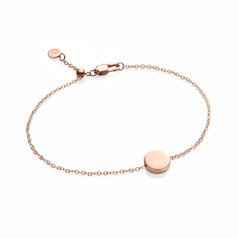 Little Luxe Disc Bracelet (Rose Gold)