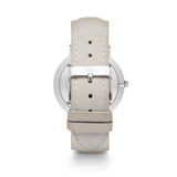 Little Luxe Mist Grey Leather Kensington 40 (Silver)
